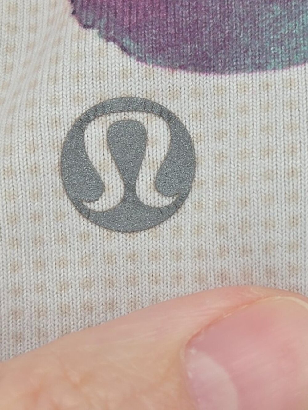 Lululemon No Limits Tank - 4 Fossil / Blurred Blossoms Multi - Picture 5 of 6